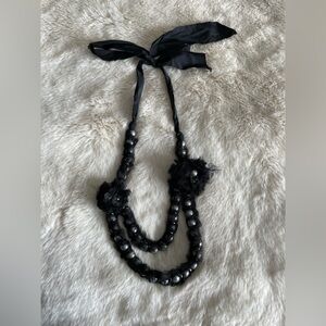 Lanvin 2 Strand Pompon Necklace